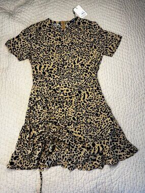 Missguided Animal Print Dress  NWT